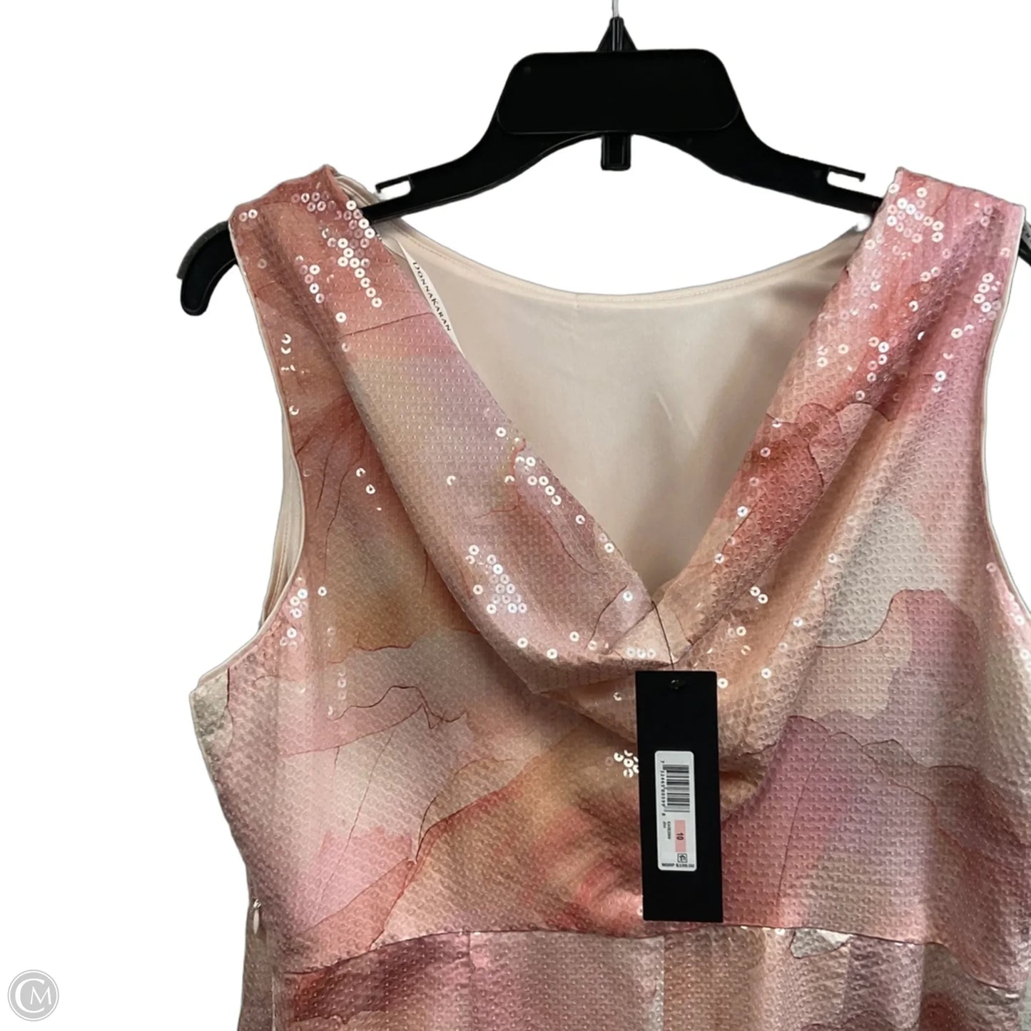 Dress Party Short By Donna Karan In Pink, Size: M