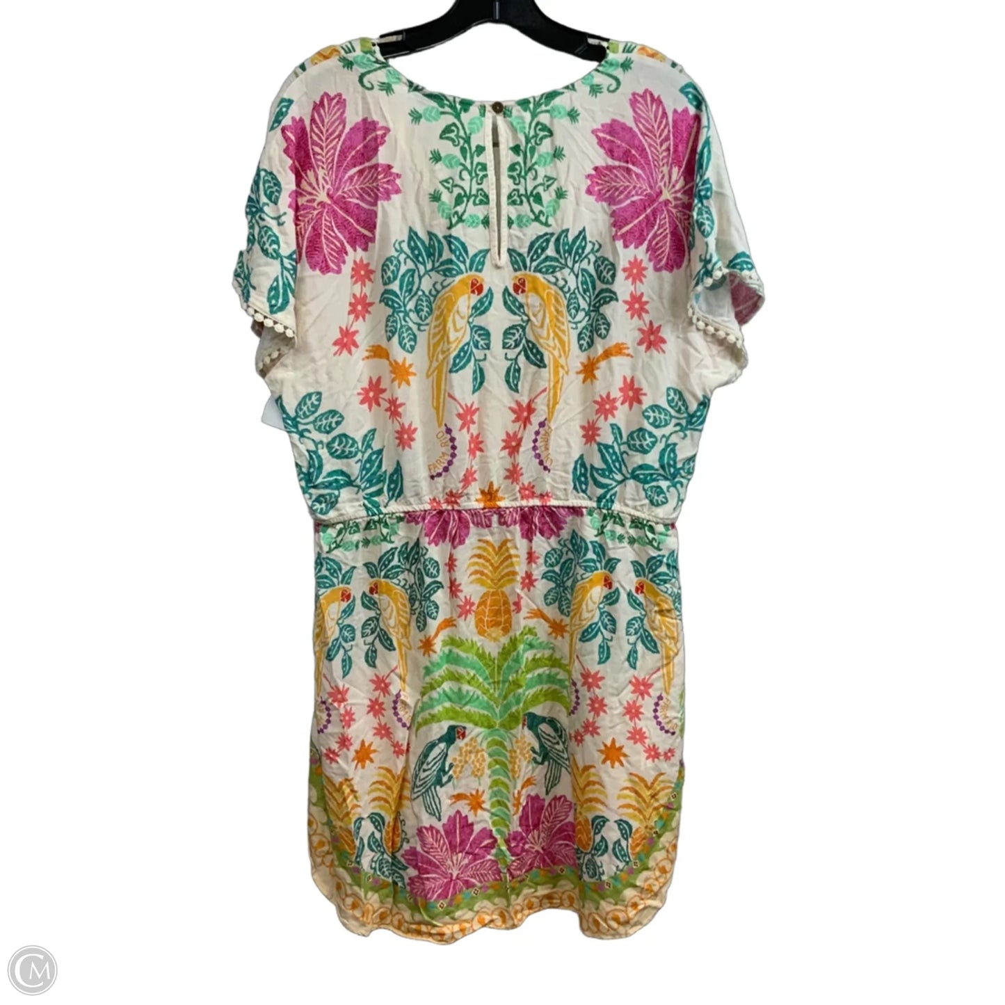 Dress Casual Short By Farm Rio In Cream, Size: Xl