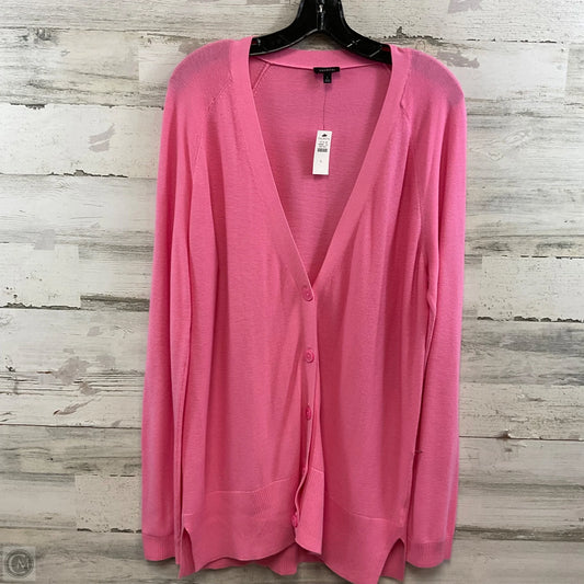 Cardigan By Talbots In Pink, Size: L
