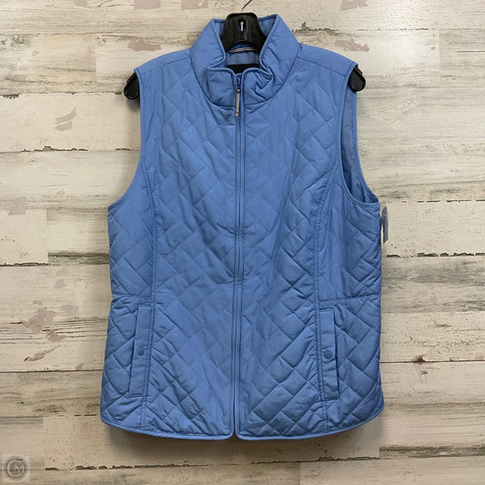 Vest Other By Talbots In Blue, Size: L