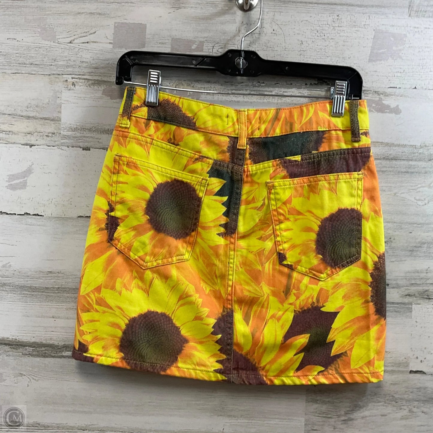 Skirt Mini & Short By Pretty Little Thing In Yellow, Size: S