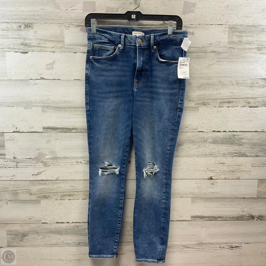 Jeans Skinny By Good American In Blue Denim, Size: 6