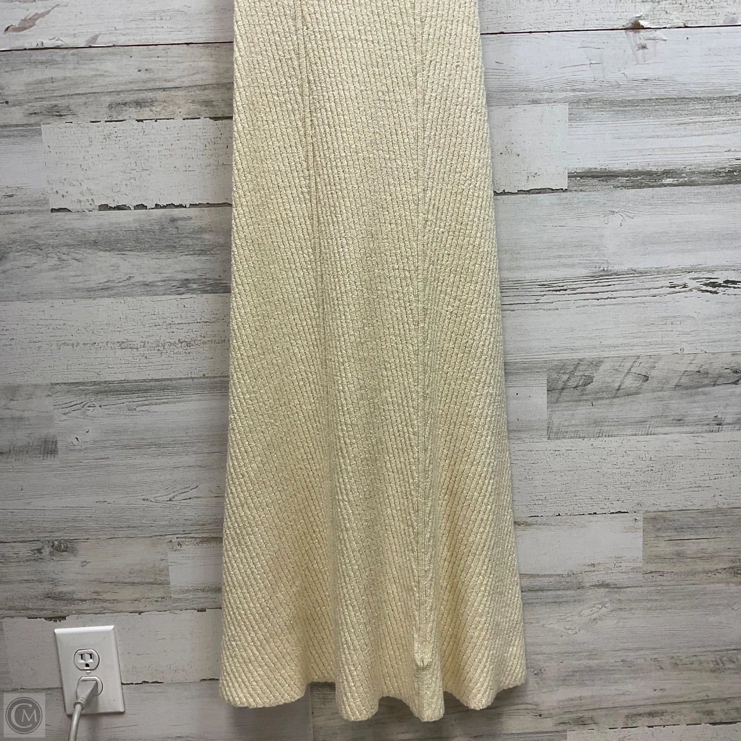 Dress Sweater By Line & Dot In Cream, Size: L