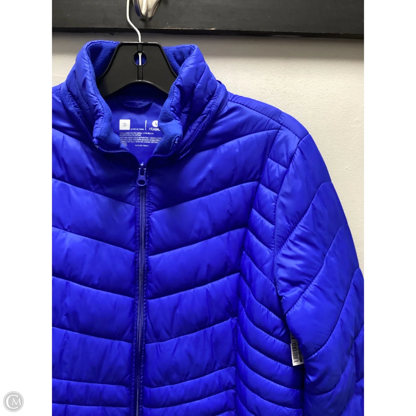 Jacket Puffer & Quilted By Xersion In Blue, Size: S