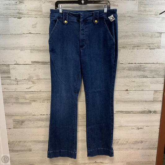 Jeans Boot Cut By Croft And Barrow In Blue Denim, Size: 14