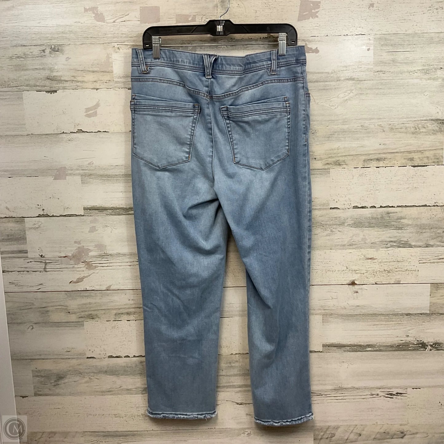 Jeans Straight By Democracy In Blue Denim, Size: 12