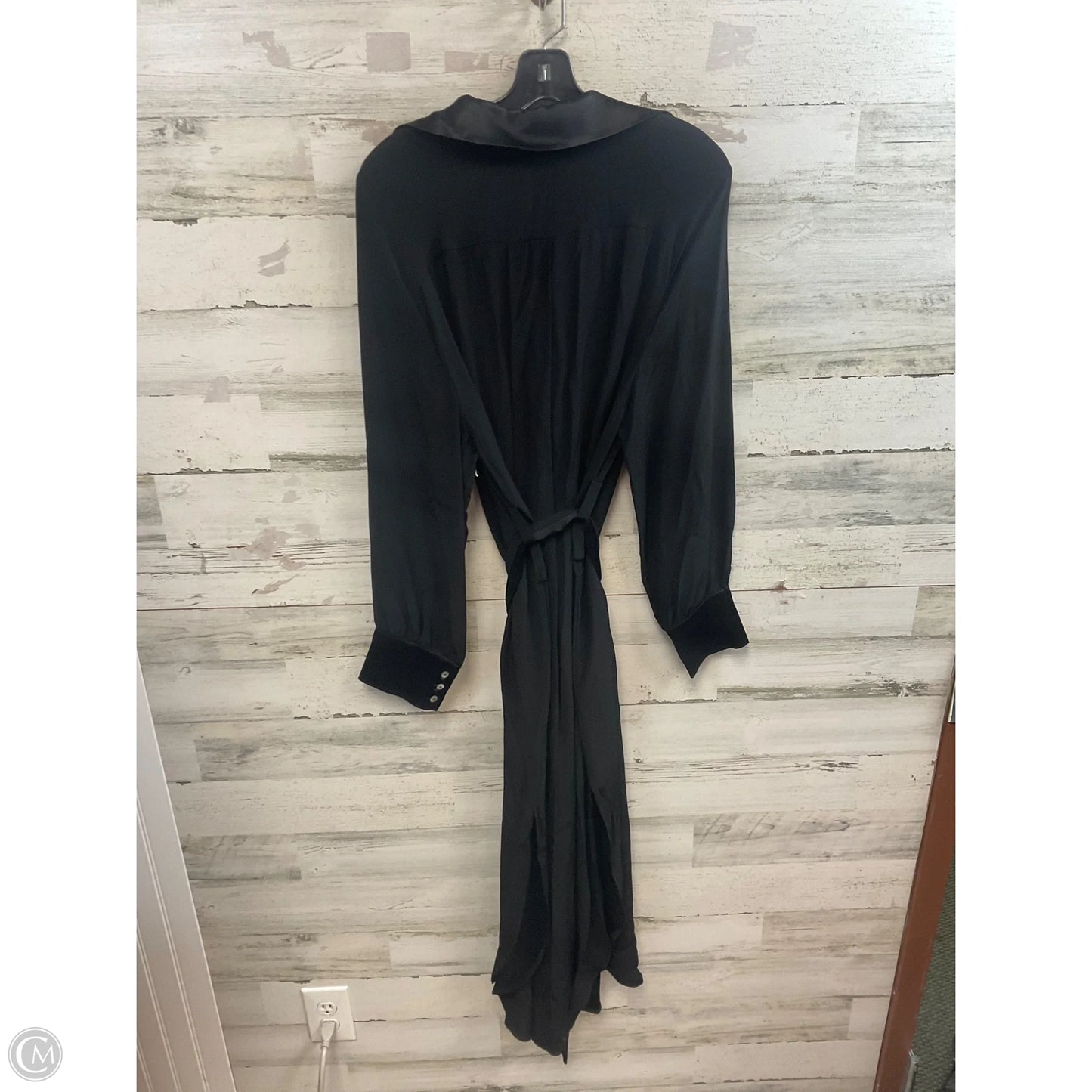 Dress Casual Maxi By Banana Republic In Black, Size: LP