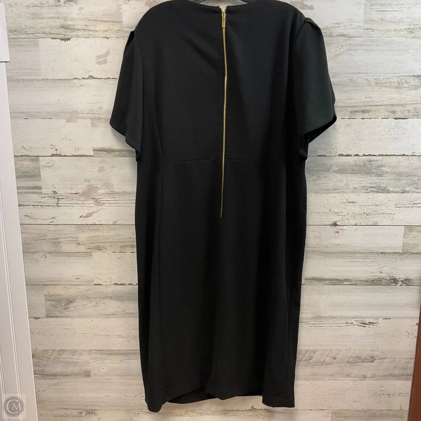 Dress Work By Calvin Klein In Black, Size: 3x