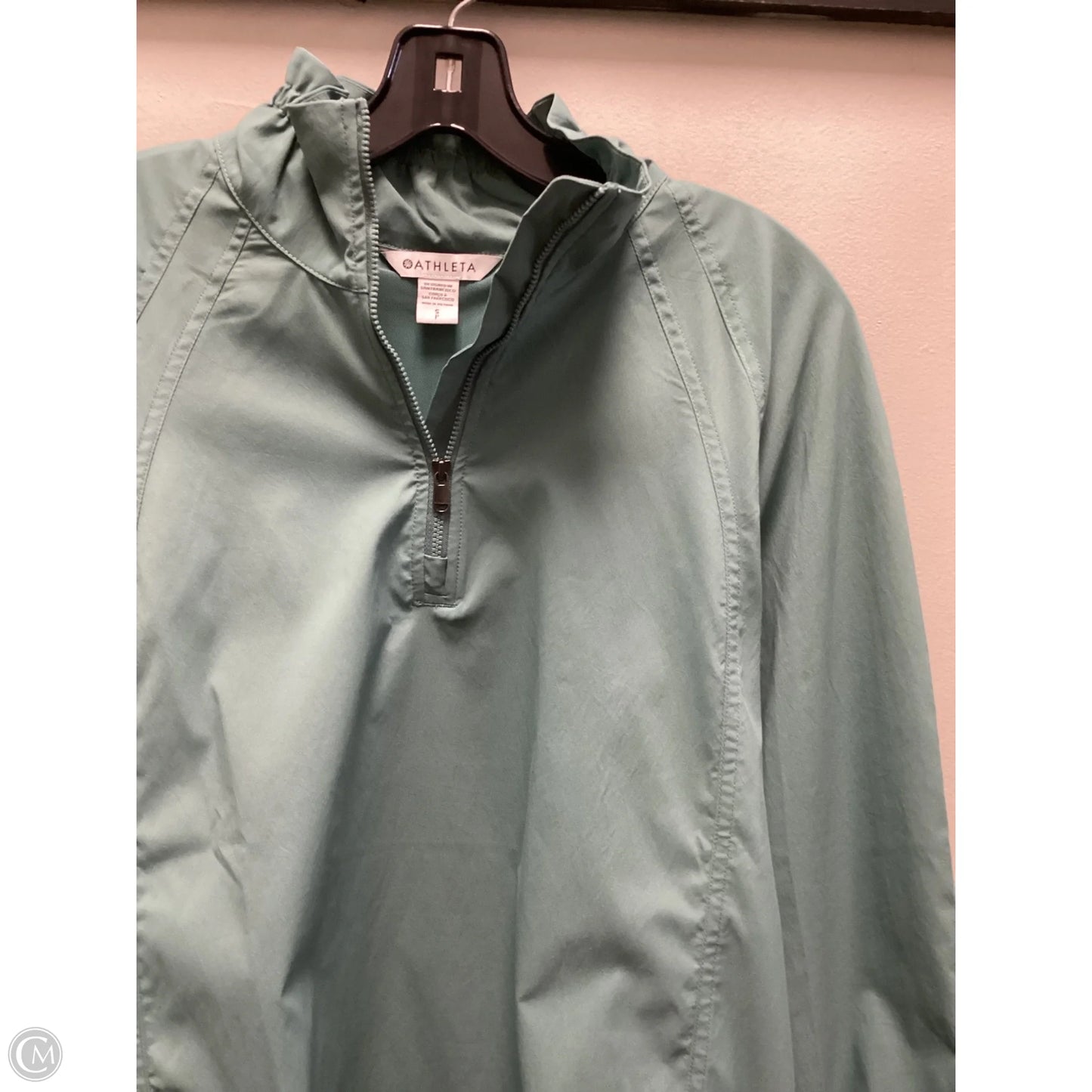 Athletic Jacket By Athleta In Green, Size: S