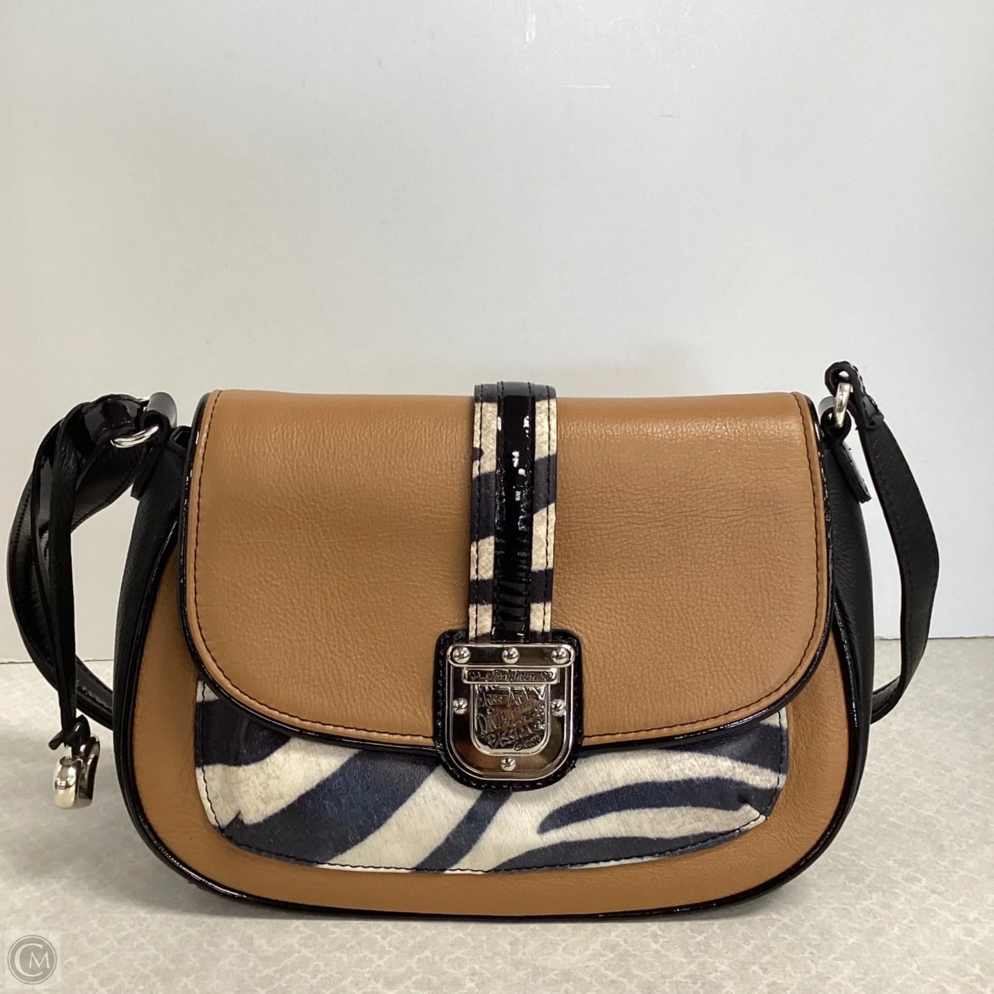 Crossbody Leather By Brighton, Size: Medium