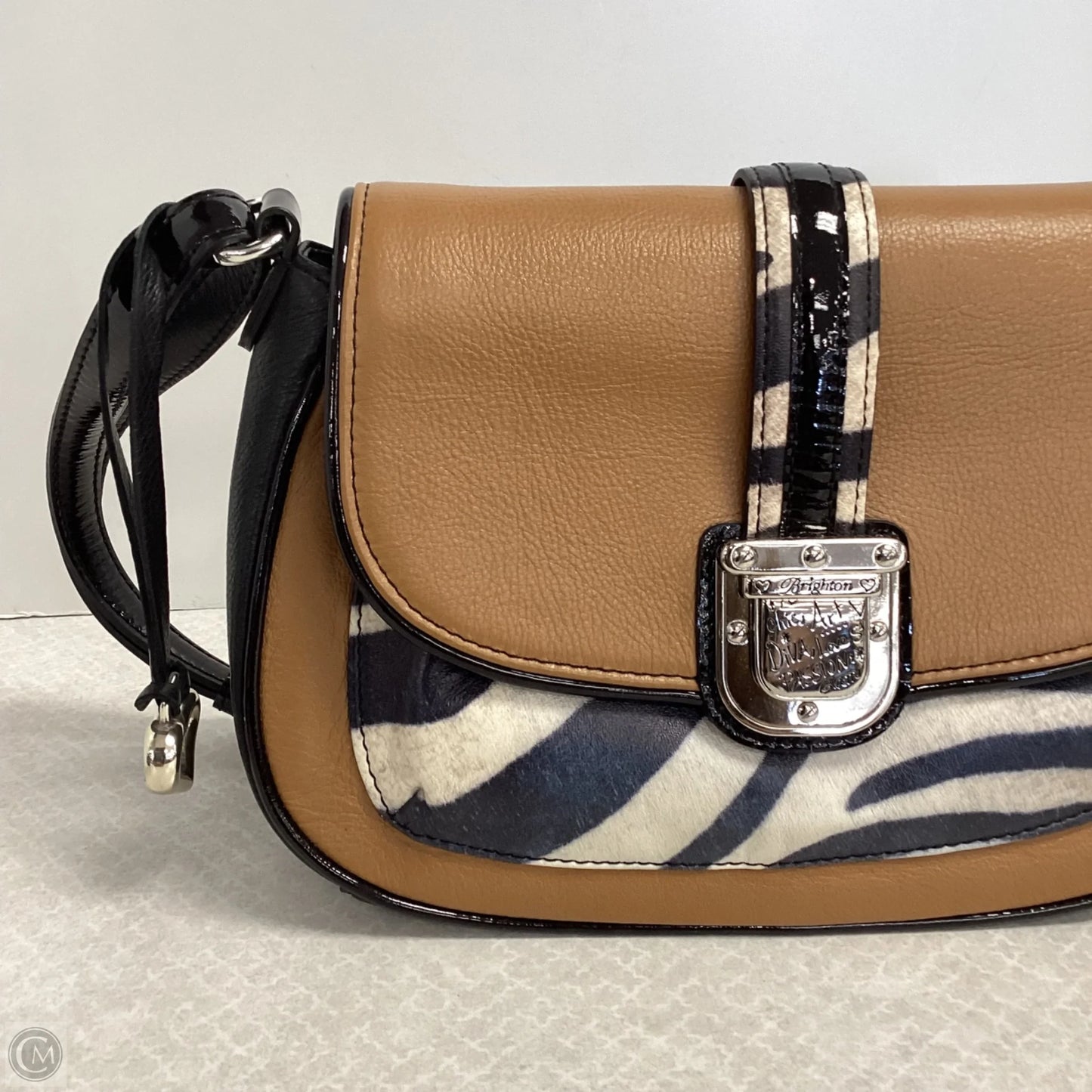 Crossbody Leather By Brighton, Size: Medium