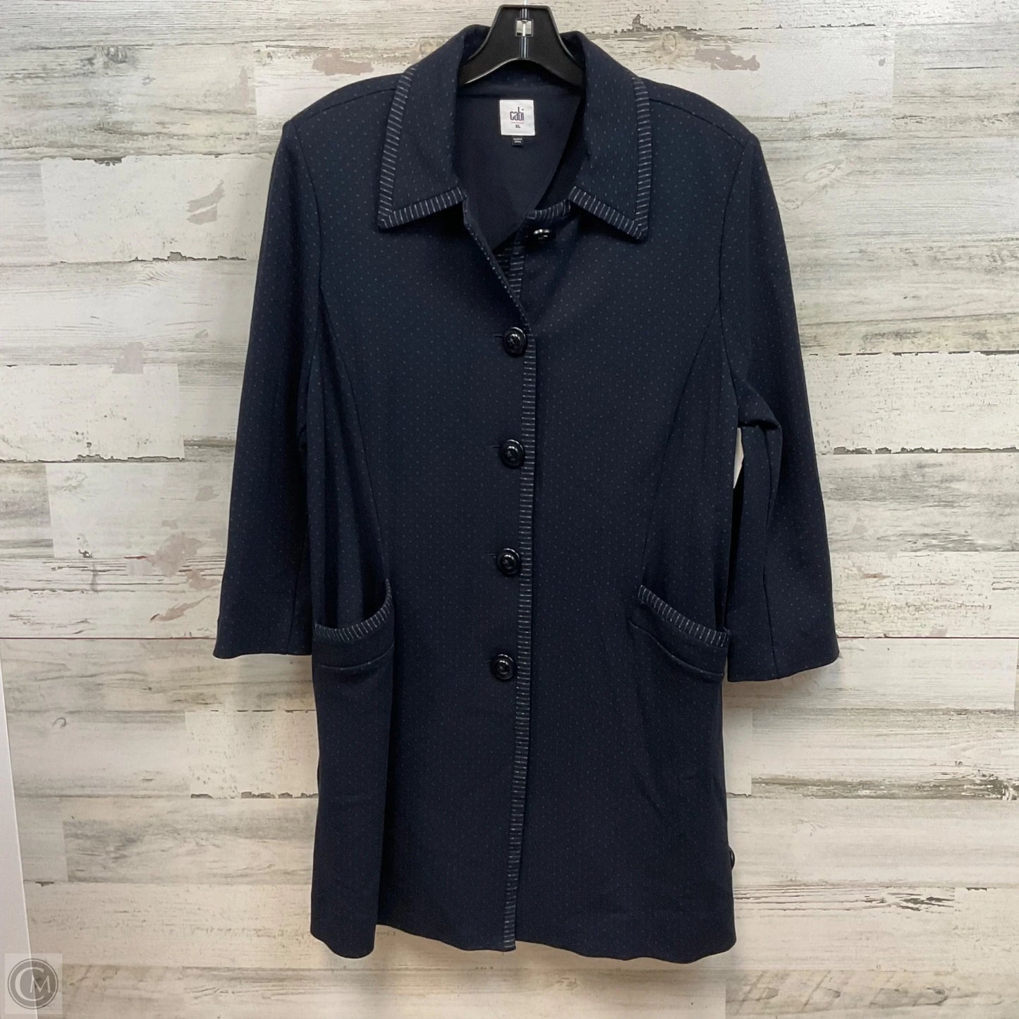 Jacket Other By Cabi In Blue, Size: Xl