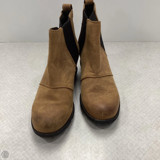 Boots Ankle Heels By Sorel In Beige, Size: 9.5