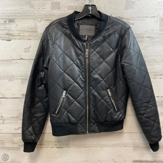 Jacket Moto By Ci Sono In Black, Size: M