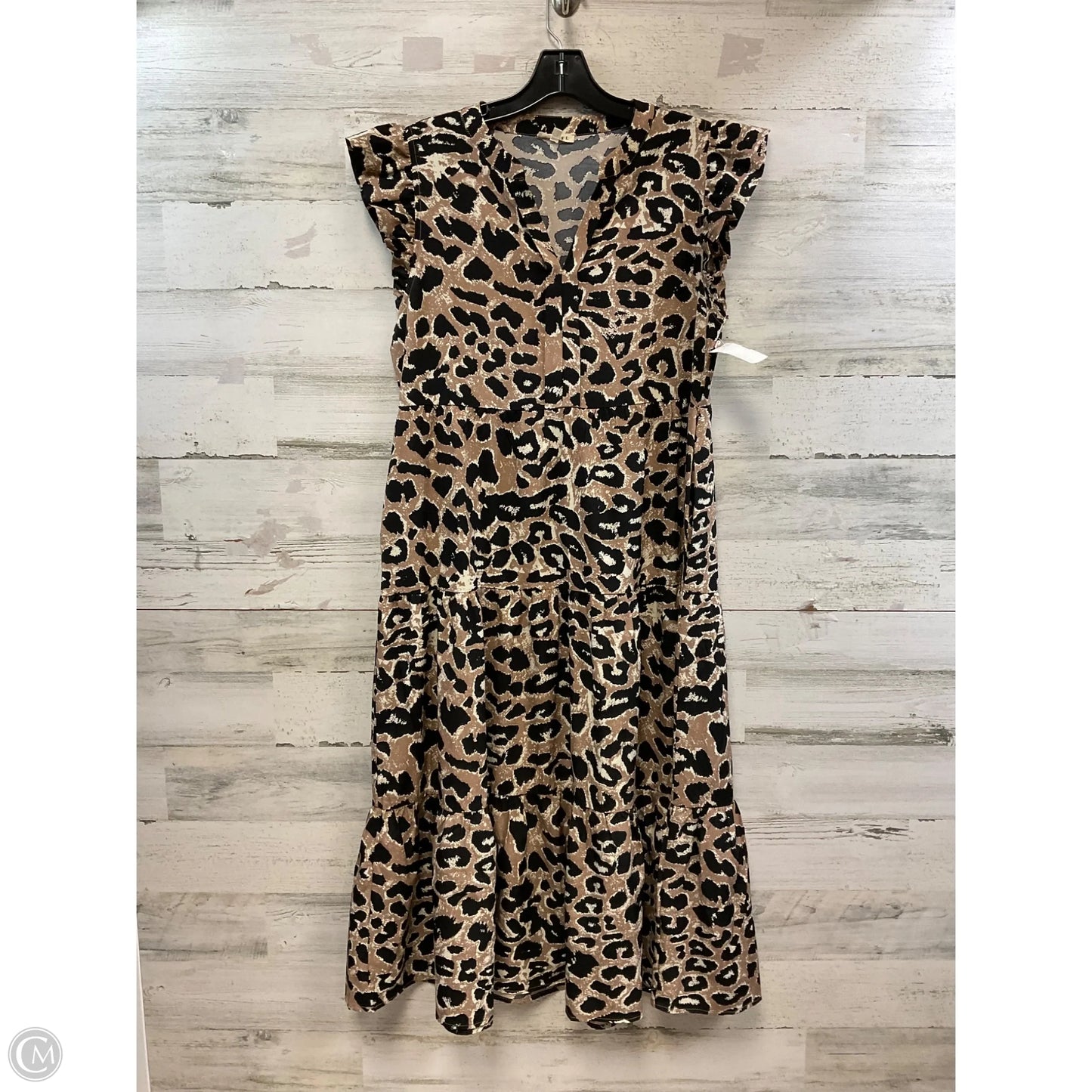 Dress Casual Maxi By Jodifl In Animal Print, Size: S