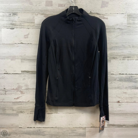 Athletic Jacket By Avia In Black, Size: S