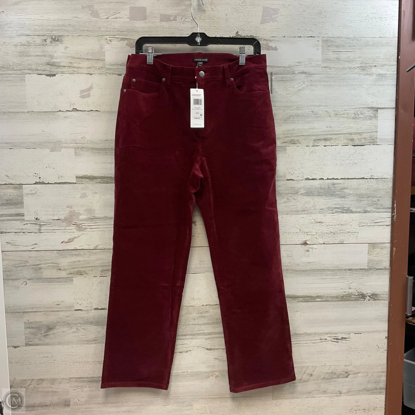 Pants Corduroy By Eileen Fisher In Red, Size: M