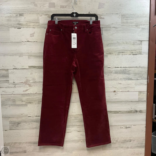 Pants Corduroy By Eileen Fisher In Red, Size: M
