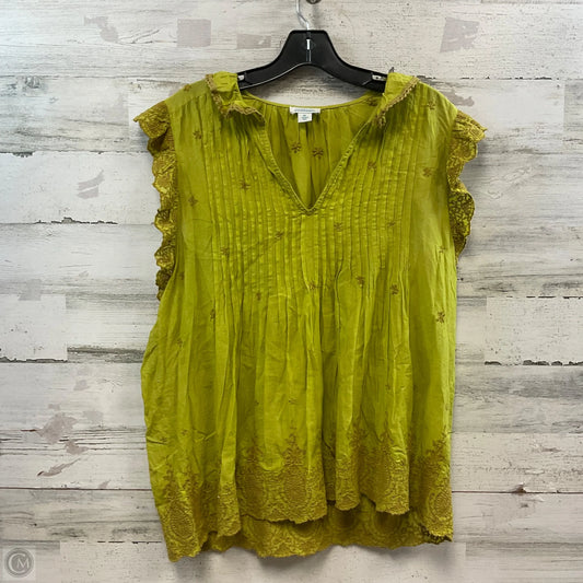 Top Sleeveless By Sundance In Green, Size: Xl