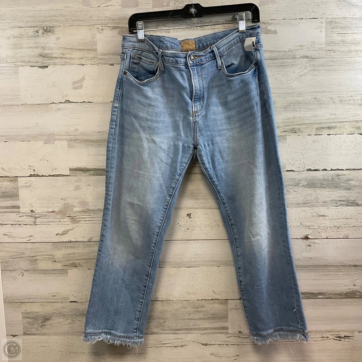 Jeans Cropped By Driftwood In Blue Denim, Size: 12