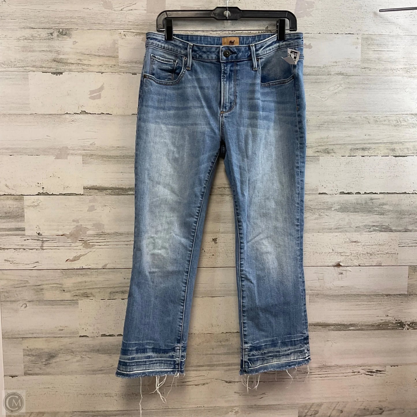 Jeans Cropped By Driftwood In Blue Denim, Size: 12