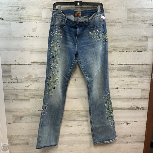 Jeans Boot Cut By Driftwood In Blue Denim, Size: 12