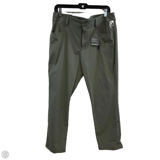 Athletic Pants By Eddie Bauer In Green, Size: 14p