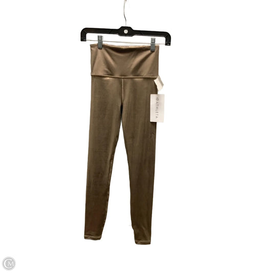 Athletic Leggings By Athleta In Brown, Size: Xxs