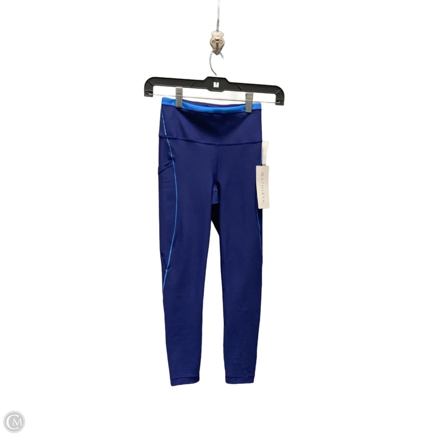 Athletic Leggings By Athleta In Blue, Size: Xxs