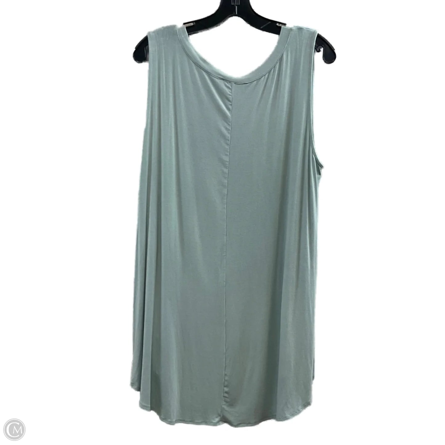 Top Sleeveless Basic By Zenana Outfitters In Green, Size: 2x