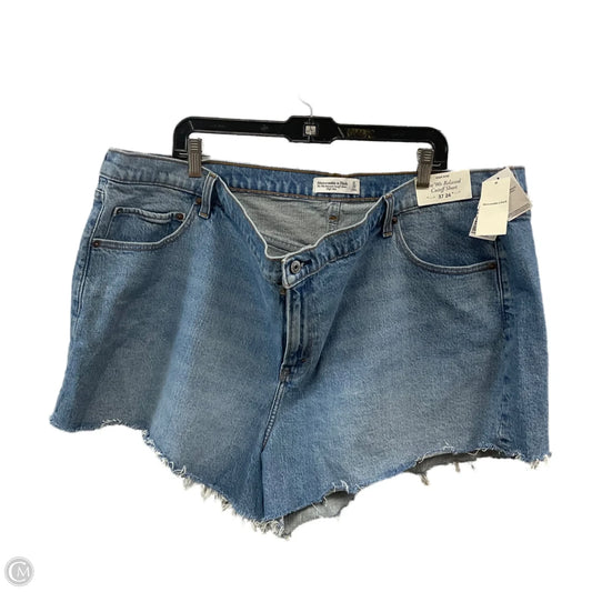 Shorts By Abercrombie And Fitch In Blue Denim, Size: 24