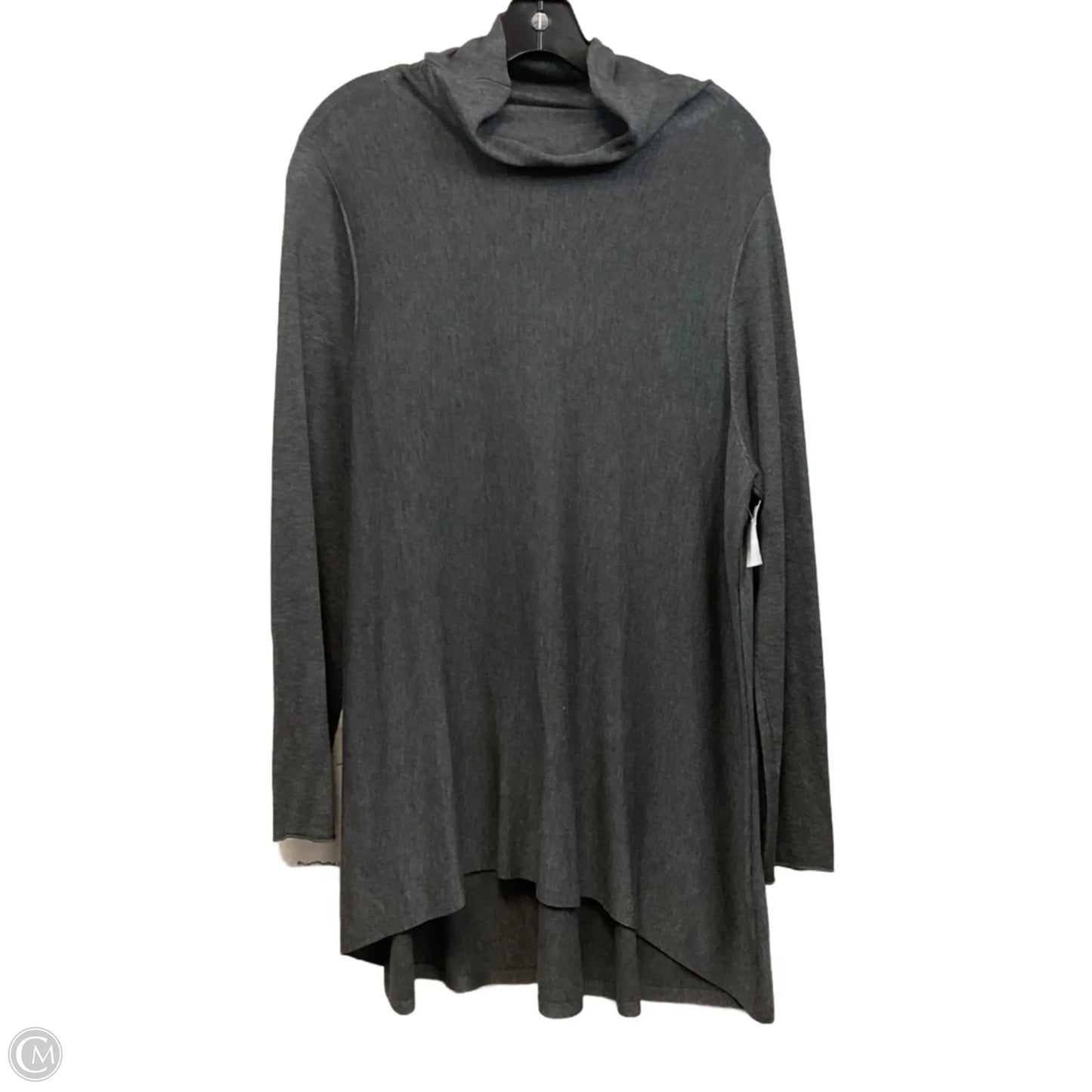 Top Long Sleeve By Eileen Fisher In Grey, Size: Xl