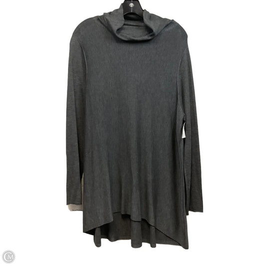 Top Long Sleeve By Eileen Fisher In Grey, Size: Xl