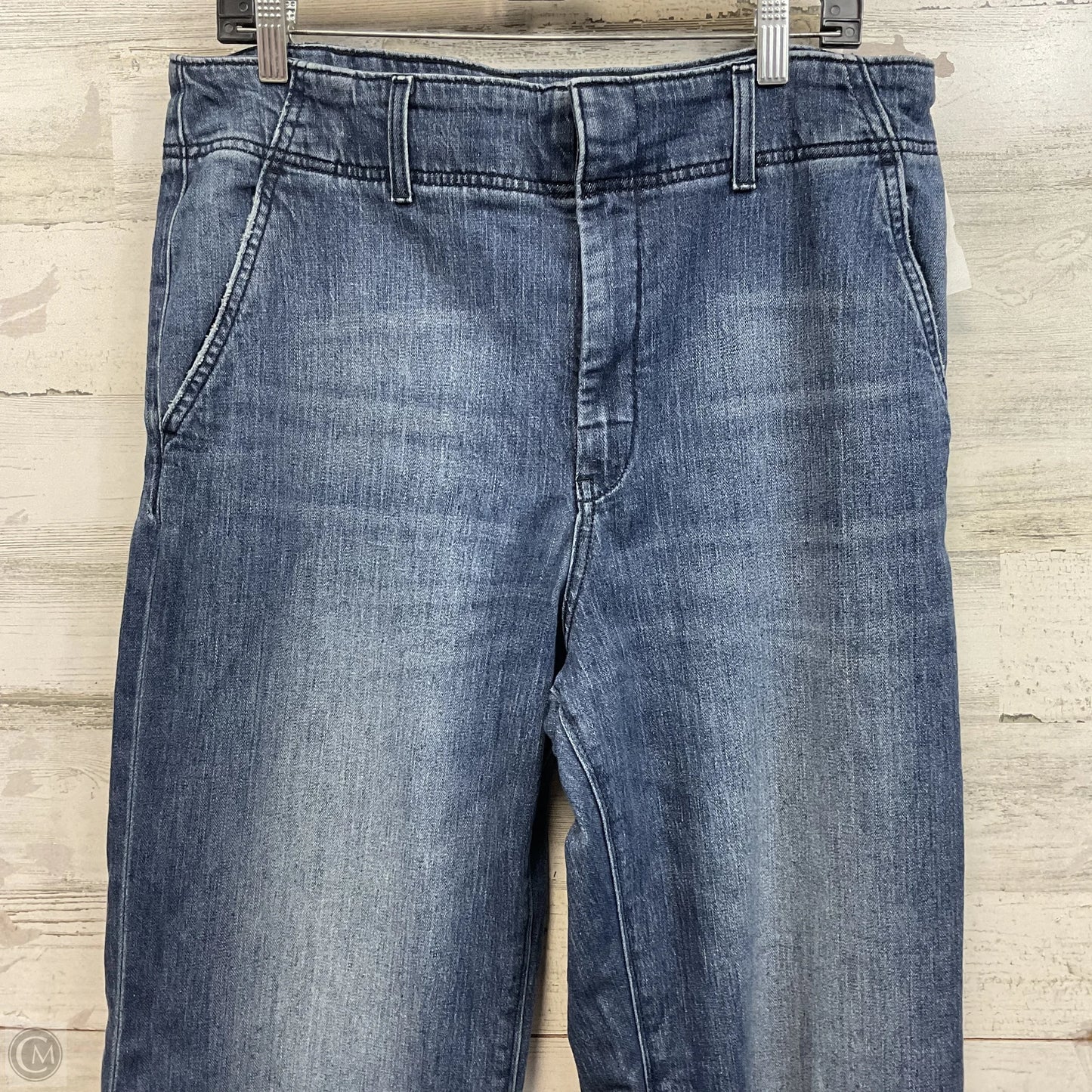 Jeans Wide Leg By Pilcro In Blue Denim, Size: 14