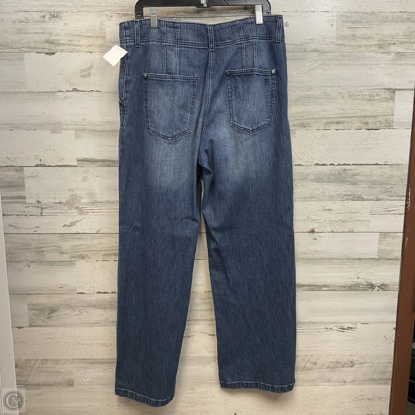 Jeans Wide Leg By Pilcro In Blue Denim, Size: 14