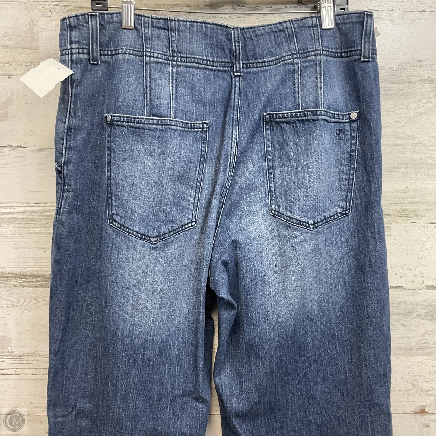 Jeans Wide Leg By Pilcro In Blue Denim, Size: 14