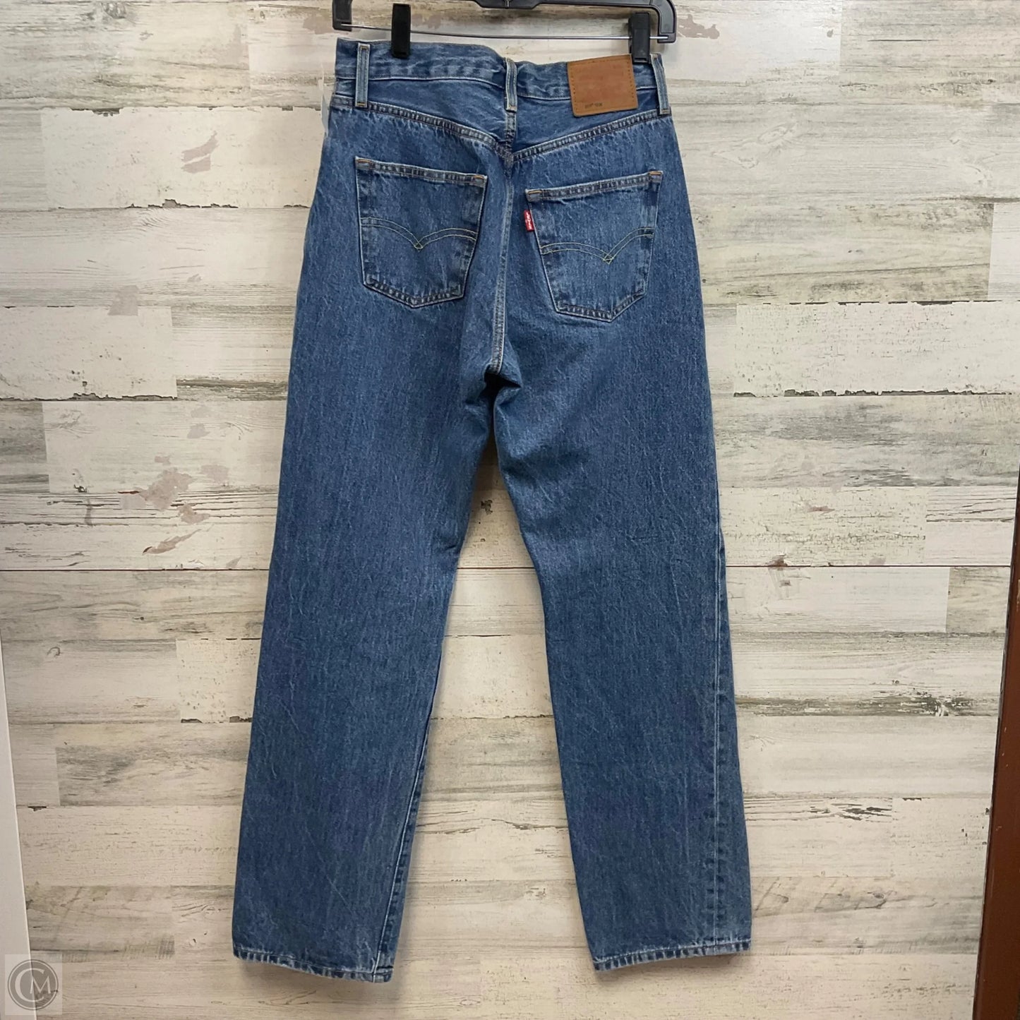 Jeans Wide Leg By Levis In Blue Denim, Size: 2