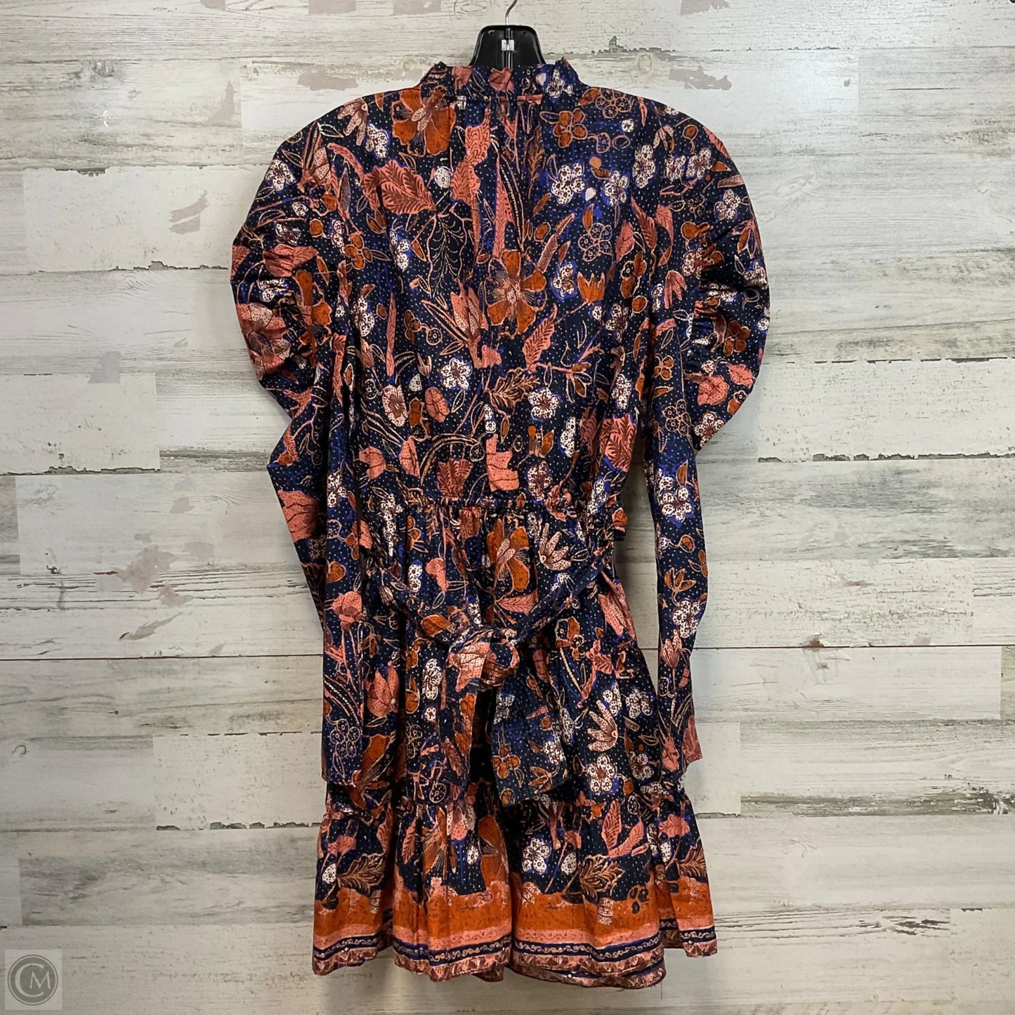 Dress Casual Short By Ulla Johnson In Blue & Orange, Size: M