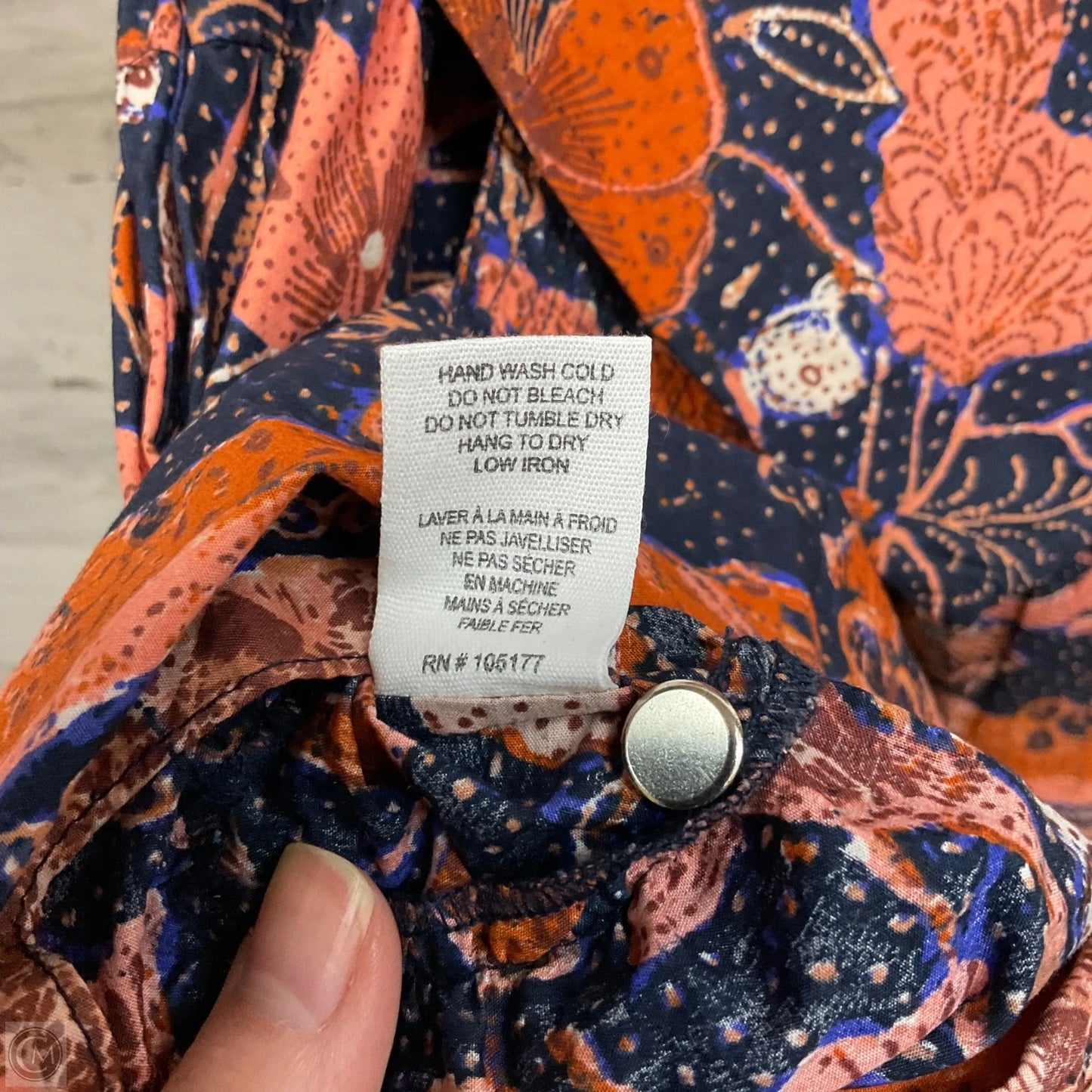 Dress Casual Short By Ulla Johnson In Blue & Orange, Size: M