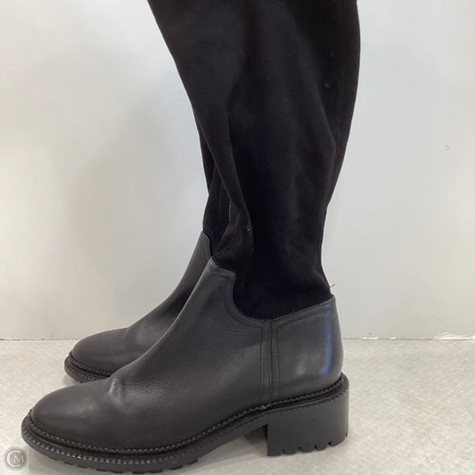 Boots Knee Flats By Aquatalia In Black, Size: 8