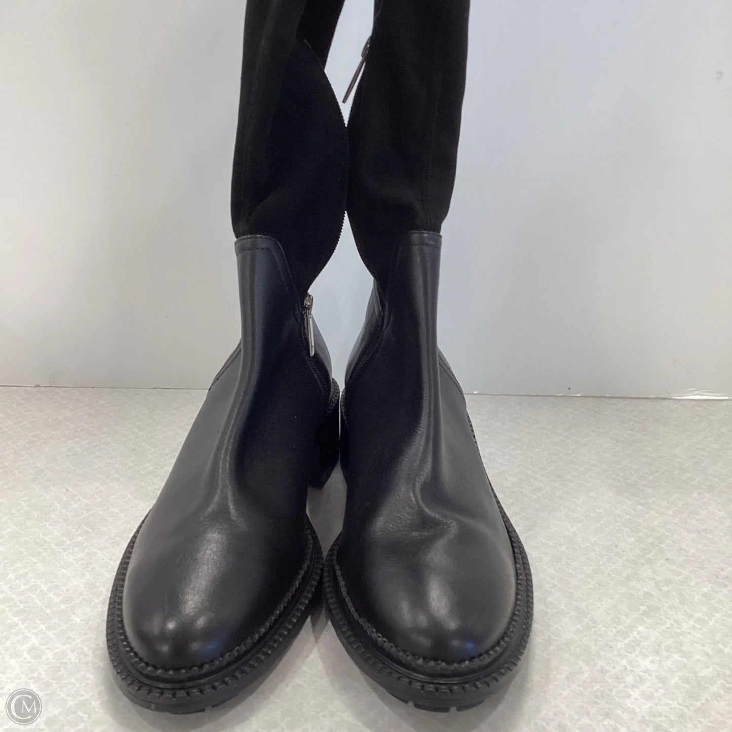 Boots Knee Flats By Aquatalia In Black, Size: 8