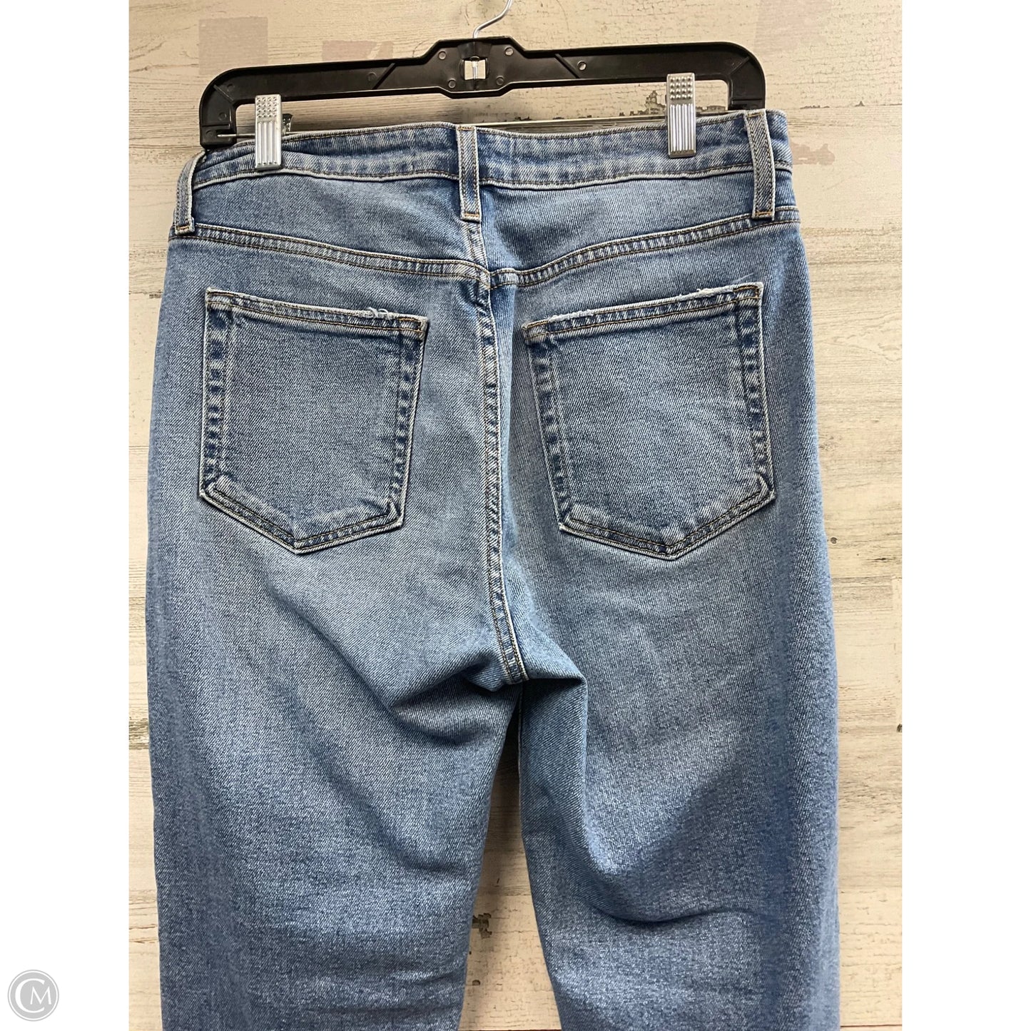 Jeans Boot Cut By Just Black In Blue Denim, Size: 8