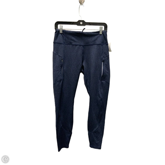 Athletic Leggings By Athleta In Blue, Size: M