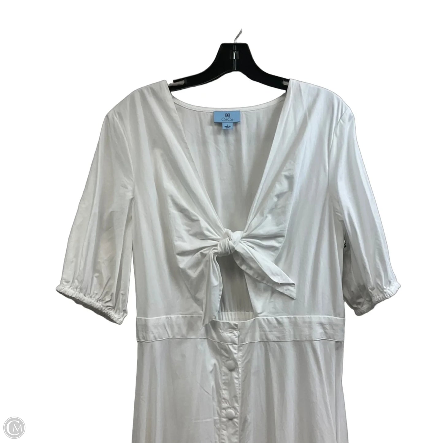 Dress Casual Maxi By Cece In White, Size: L