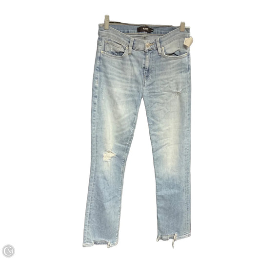 Jeans Straight By Hudson In Blue Denim, Size: 0