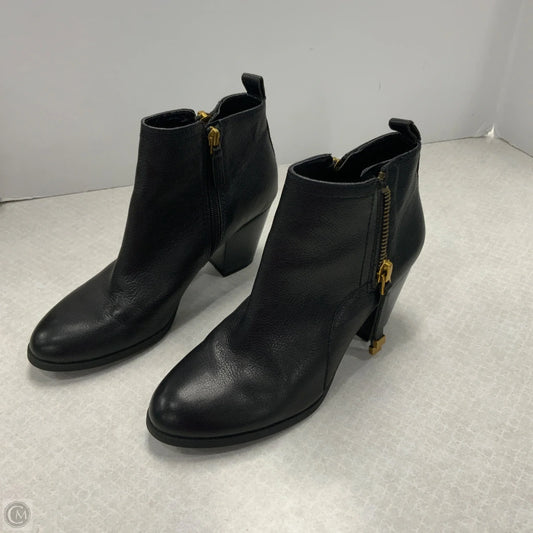 Boots Ankle Heels By Franco Sarto In Black, Size: 6