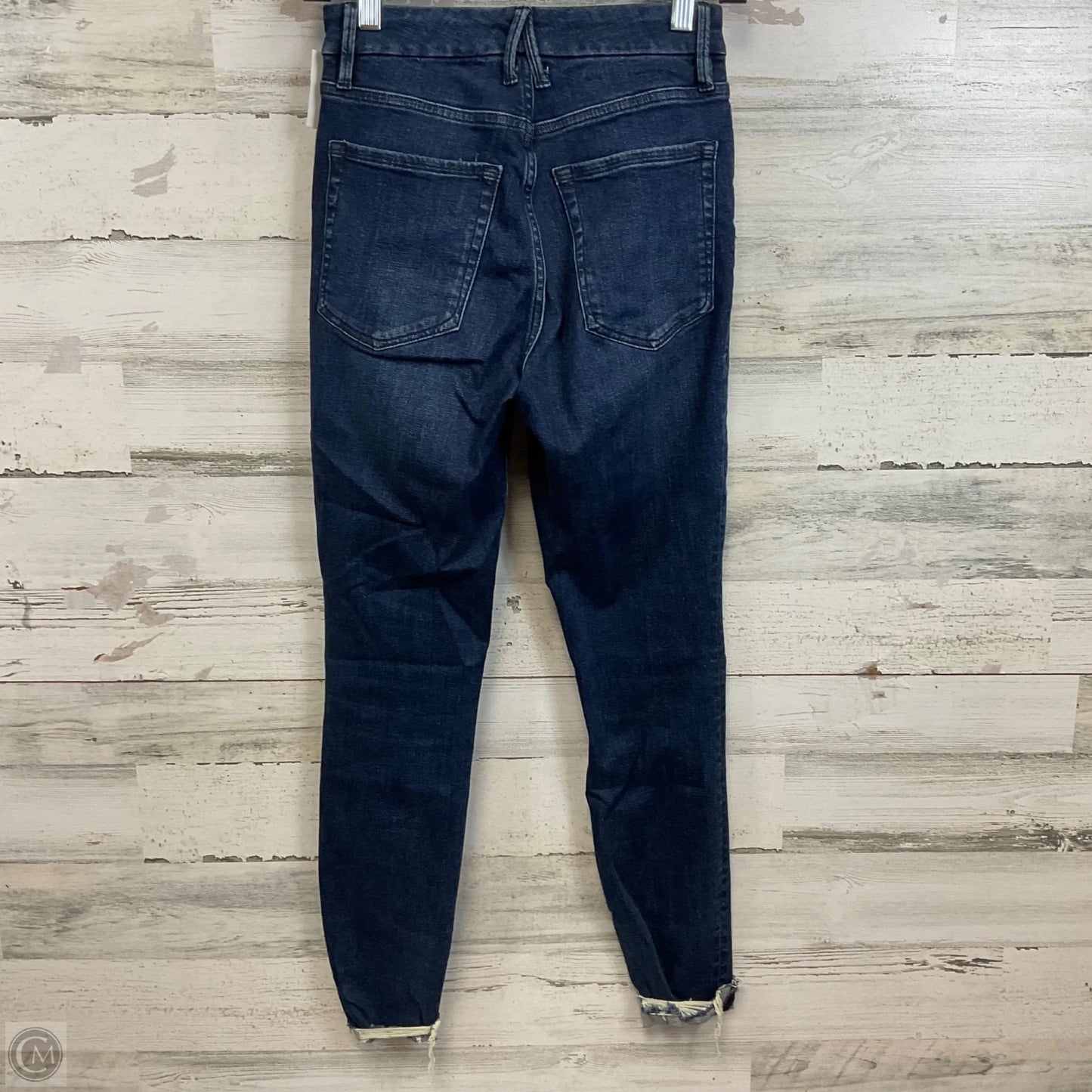 Jeans Skinny By Good American In Blue Denim, Size: 2