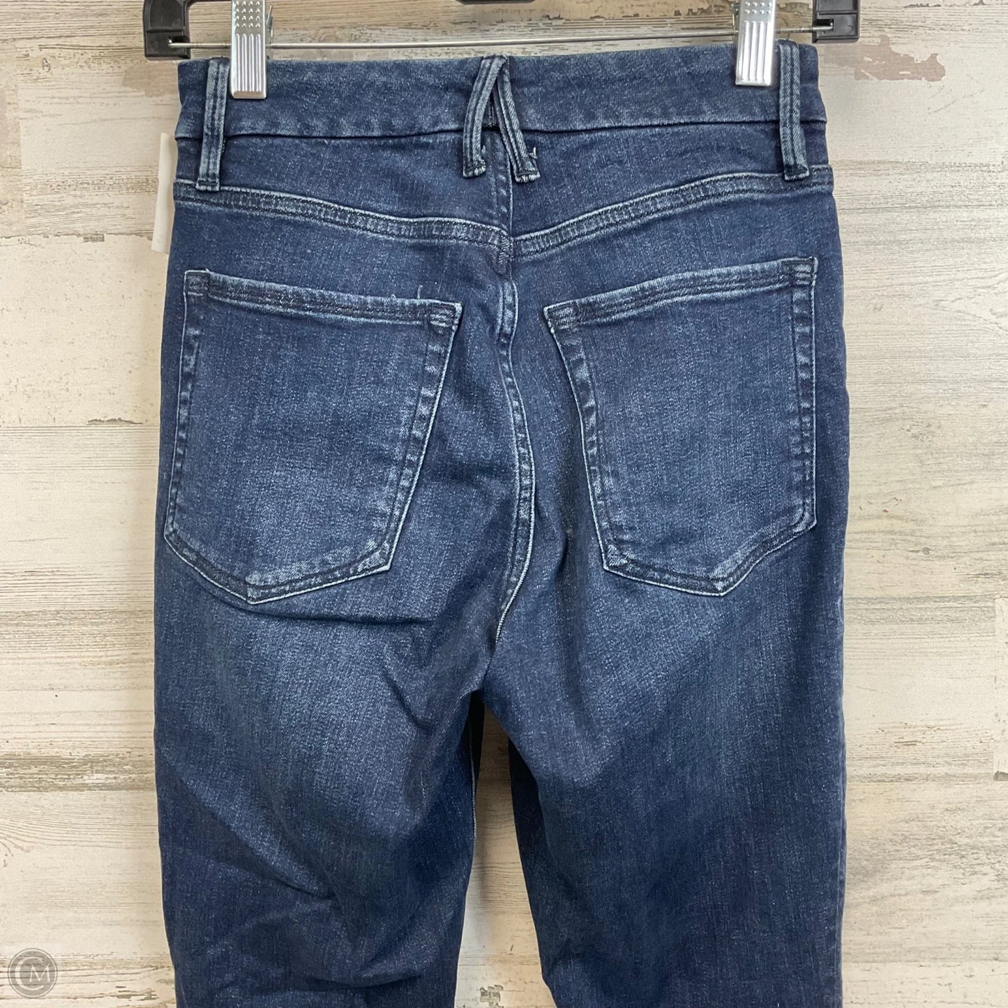 Jeans Skinny By Good American In Blue Denim, Size: 2