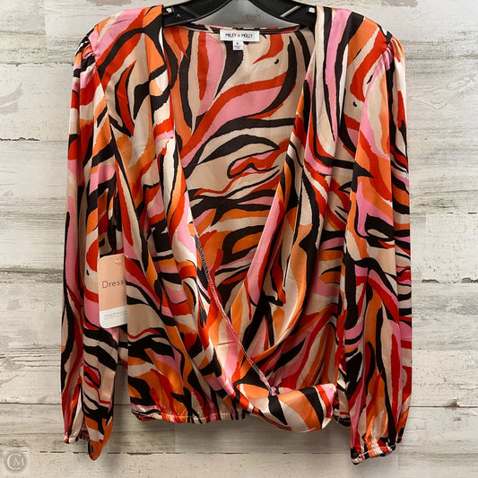 Top Short Sleeve By Miley & Molly In Orange, Size: M