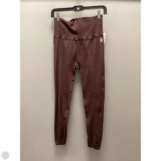 Athletic Leggings By Free People In Brown, Size: M